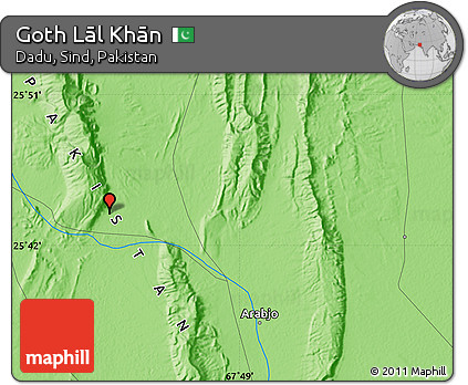 Political Map of Goth Lāl Khān