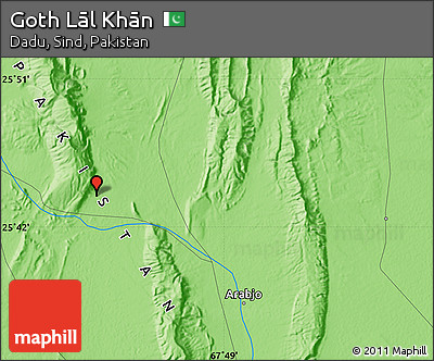 Political Map of Goth Lāl Khān