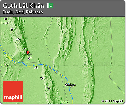 Political Map of Goth Lāl Khān