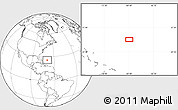 Blank Location Map of the area around 25° 51' 37" N, 69° 37' 30" W