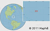 Savanna Style Location Map of the area around 25° 51' 37" N, 69° 37' 30" W