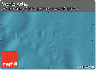 Satellite Map of the Area around 25° 51' 37" N, 72° 10' 30" W