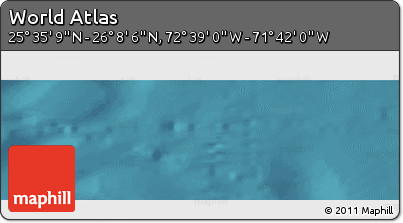 Satellite Panoramic Map of the Area around 25° 51' 37" N, 72° 10' 30" W