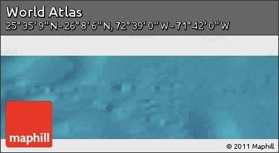Satellite Panoramic Map of the Area around 25° 51' 37" N, 72° 10' 30" W