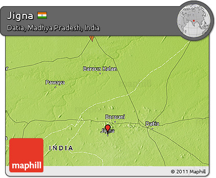 Physical 3D Map of Jigna