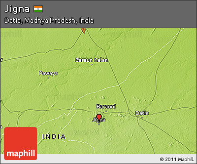 Physical 3D Map of Jigna