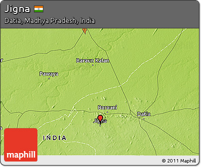 Physical 3D Map of Jigna
