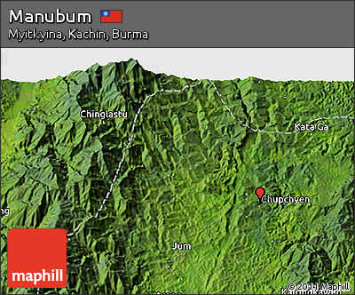Satellite 3D Map of Manubum