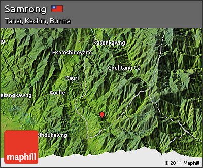 Satellite 3D Map of Samrong