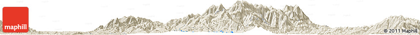 Shaded Relief Horizon Map of Manubum