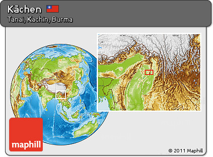 Physical Location Map of Kāchen