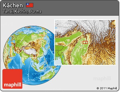 Physical Location Map of Kāchen