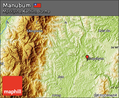 Physical Map of Manubum
