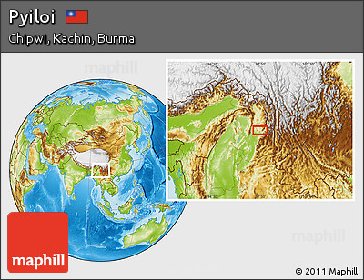 Physical Location Map of Pyiloi