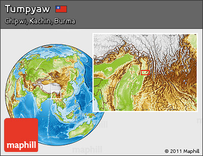 Physical Location Map of Tumpyaw