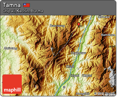Physical Map of Tamna