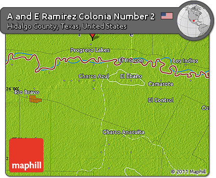 Physical Map of a and E Ramirez Colonia Number 2