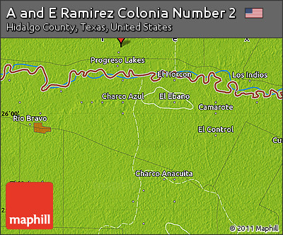 Physical Map of a and E Ramirez Colonia Number 2