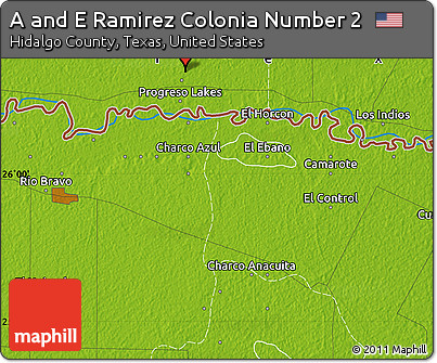 Physical Map of a and E Ramirez Colonia Number 2