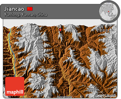Physical 3D Map of Jiancao