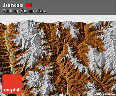 Physical 3D Map of Jiancao