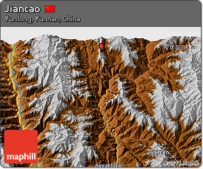 Physical 3D Map of Jiancao