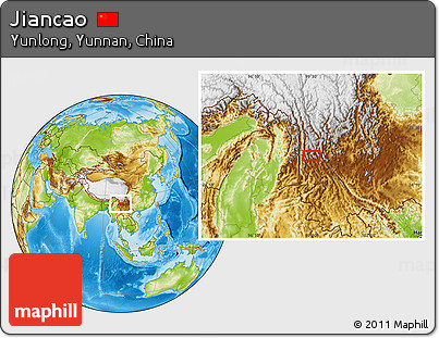 Physical Location Map of Jiancao