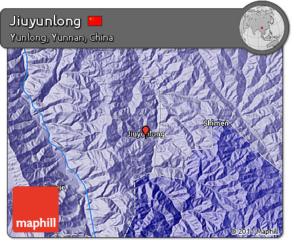 Political Map of Jiuyunlong