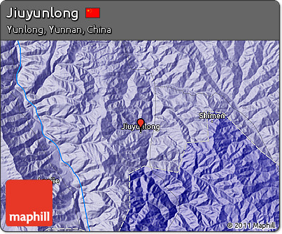 Political Map of Jiuyunlong