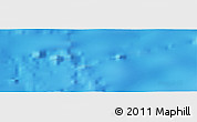 Physical Panoramic Map of the area around 25° 2' 21" S, 107° 52' 30" W