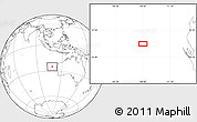 Blank Location Map of the area around 25° 2' 21" S, 108° 1' 30" E