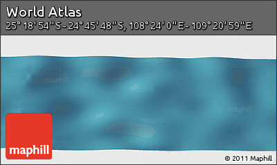 Satellite Panoramic Map of the Area around 25° 2' 21" S, 108° 52' 30" E