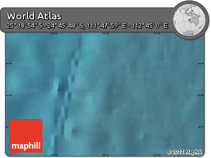 Satellite Map of the Area around 25° 2' 21" S, 112° 16' 30" E