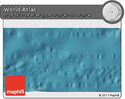 Satellite 3D Map of the Area around 25° 2' 21" S, 113° 49' 29" W