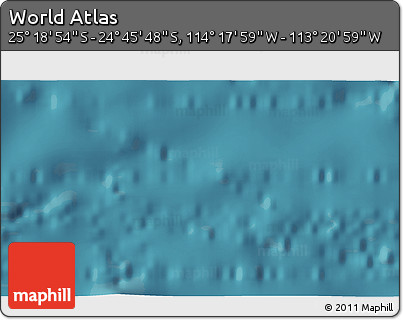 Satellite 3D Map of the Area around 25° 2' 21" S, 113° 49' 29" W