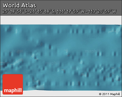 Satellite 3D Map of the Area around 25° 2' 21" S, 113° 49' 29" W