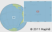 Savanna Style Location Map of the area around 25° 2' 21" S, 116° 22' 30" W