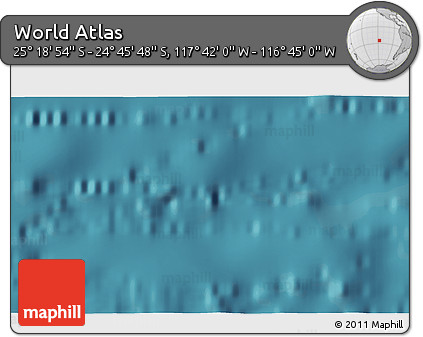 Satellite 3D Map of the Area around 25° 2' 21" S, 117° 13' 29" W
