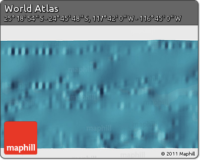 Satellite 3D Map of the Area around 25° 2' 21" S, 117° 13' 29" W