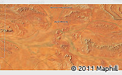 Satellite 3D Map of the area around 25° 2' 21" S, 118° 13' 29" E