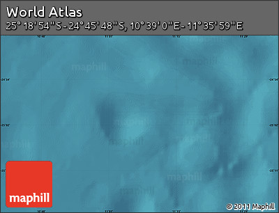Satellite Map of the Area around 25° 2' 21" S, 11° 7' 30" E