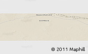 Shaded Relief Panoramic Map of the area around 25° 2' 21" S, 127° 34' 30" E