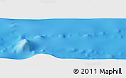Physical Panoramic Map of the area around 25° 2' 21" S, 129° 7' 30" W