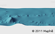 Satellite Panoramic Map of the area around 25° 2' 21" S, 129° 7' 30" W