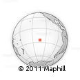 Outline Map of the Area around 25° 2' 21" S, 133° 22' 30" W, rectangular outline
