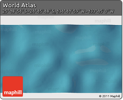 Satellite 3D Map of the Area around 25° 2' 21" S, 134° 13' 29" W