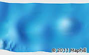 Physical 3D Map of the area around 25° 2' 21" S, 145° 16' 30" W