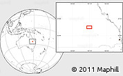 Blank Location Map of the area around 25° 2' 21" S, 147° 7' 30" E