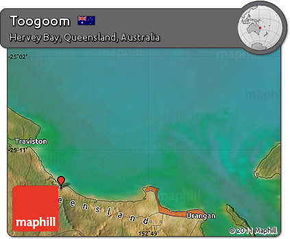 Satellite Map of Toogoom