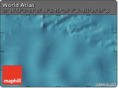 Satellite Map of the Area around 25° 2' 21" S, 157° 10' 30" W